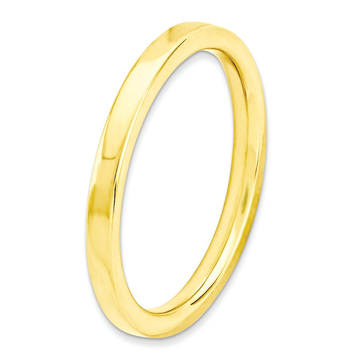 Sterling Silver Gold-Plated Polished Ring