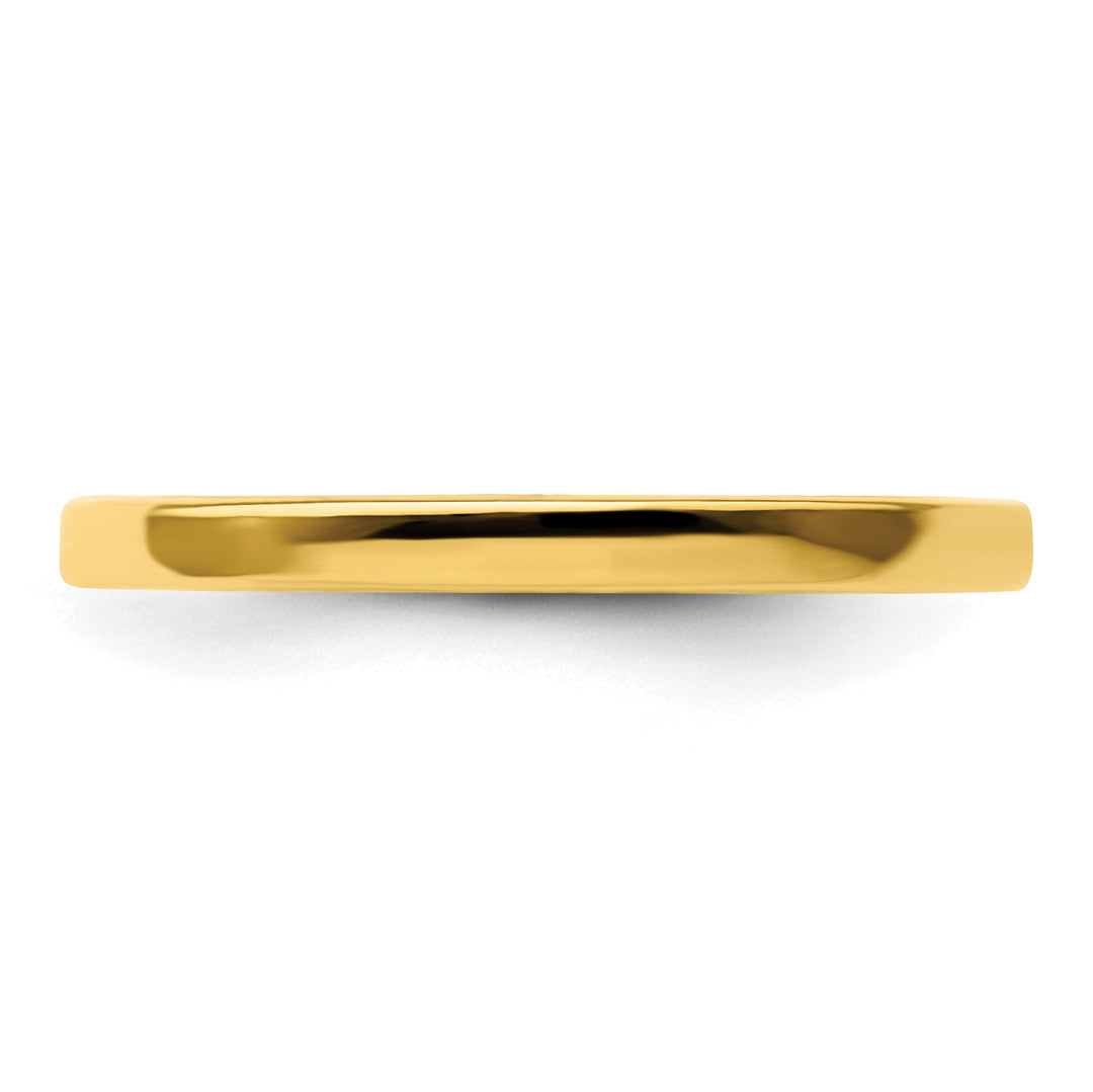 Sterling Silver Gold-Plated Polished Ring