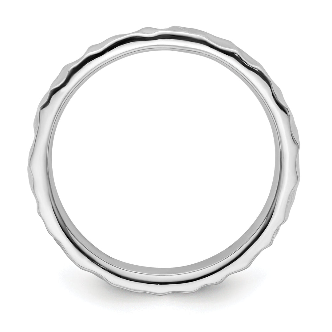 Sterling Silver Rhodium Ring