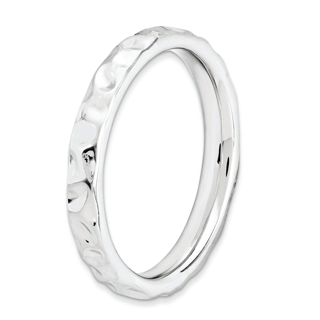 Sterling Silver Rhodium Ring