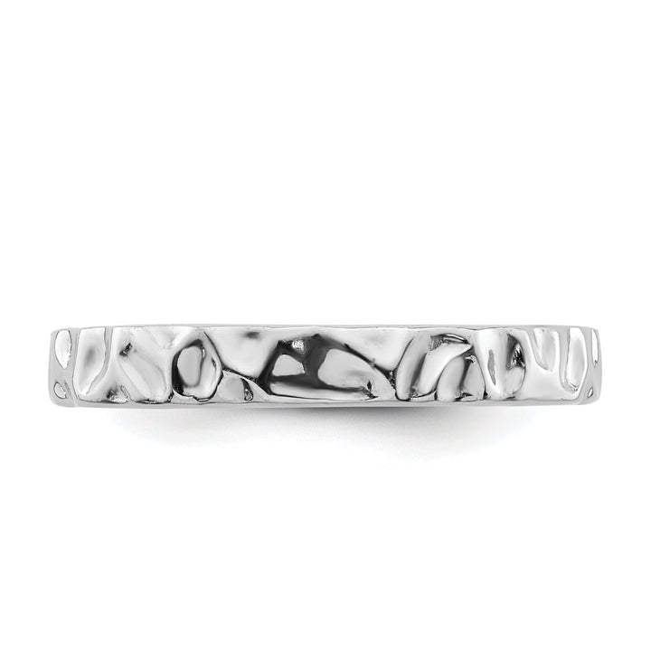 Sterling Silver Rhodium Ring