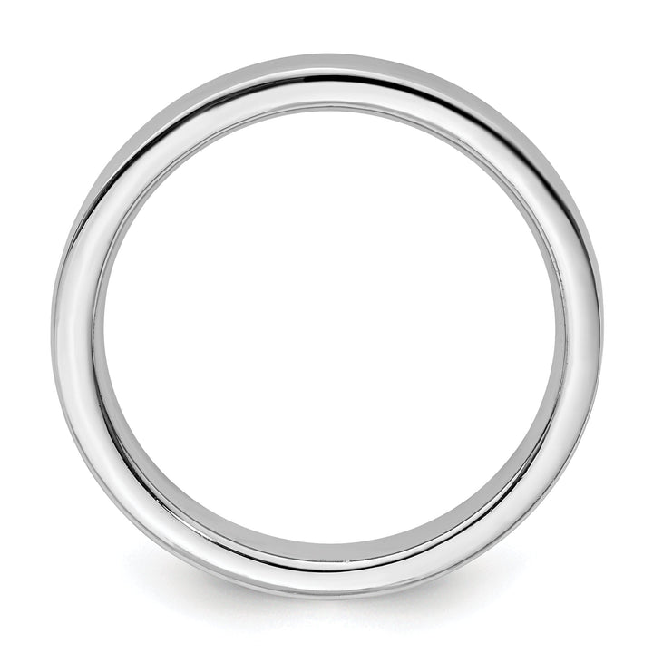 Sterling Silver Rhodium Ring