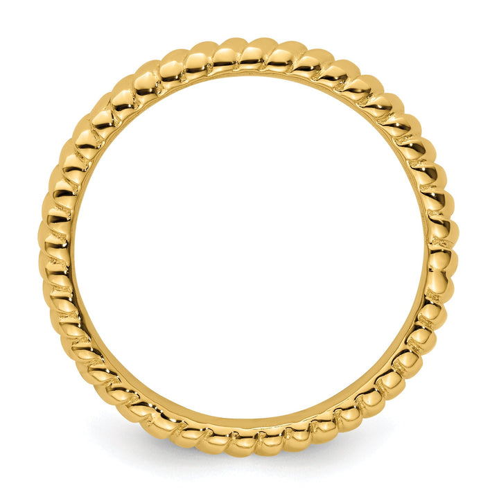Sterling Silver Gold-Plated Ring