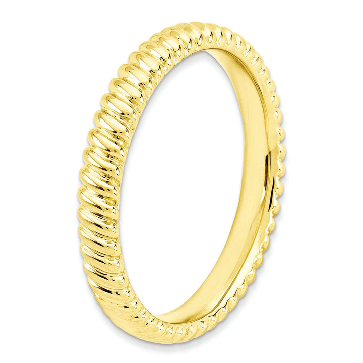 Sterling Silver Gold-Plated Ring