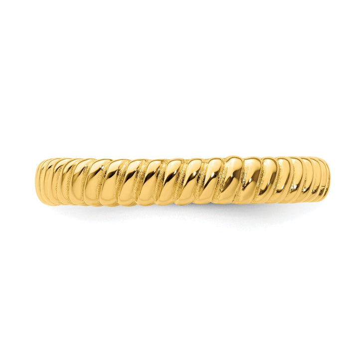 Sterling Silver Gold-Plated Ring