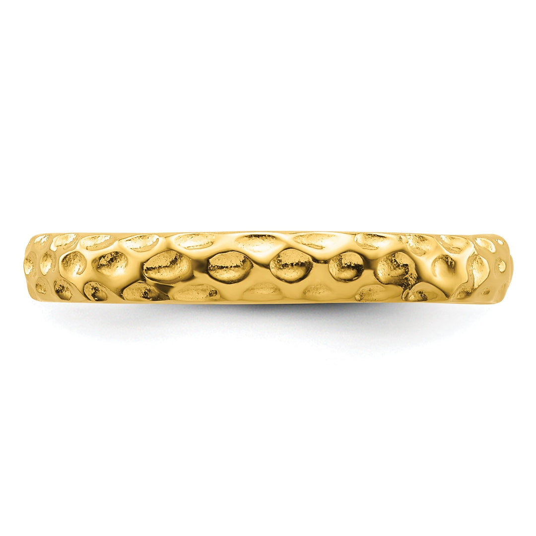Sterling Silver Gold-Plated Ring
