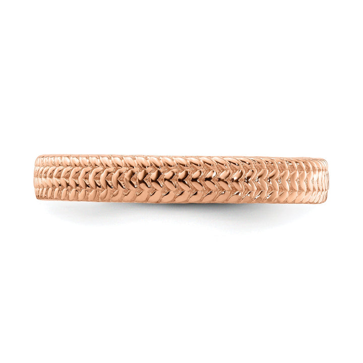 Sterling Silver Pink-Plated Ring