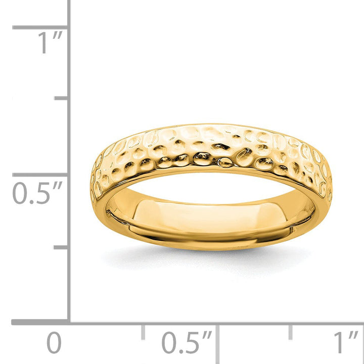 Sterling Silver Gold-Plated Ring
