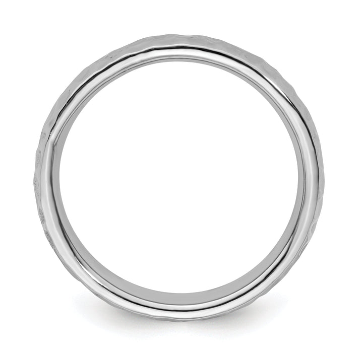 Sterling Silver Rhodium Ring