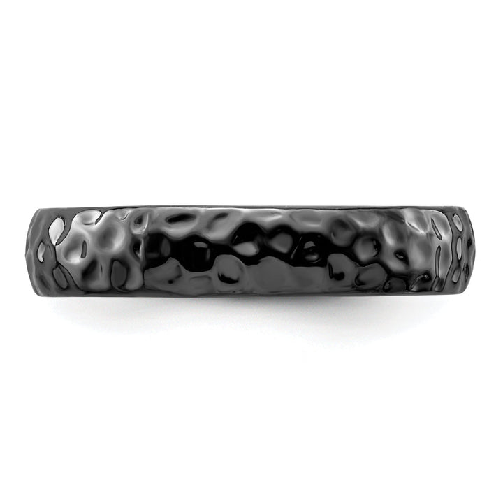 Sterling Silver Black-Plated Ring