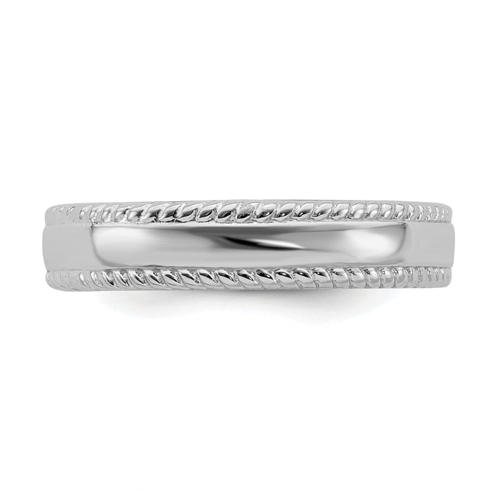 Sterling Silver Rhodium Ring