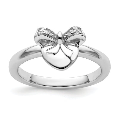 Sterling Silver Stackable Expressions Diamond Ring at $ 51.22 only from Jewelryshopping.com