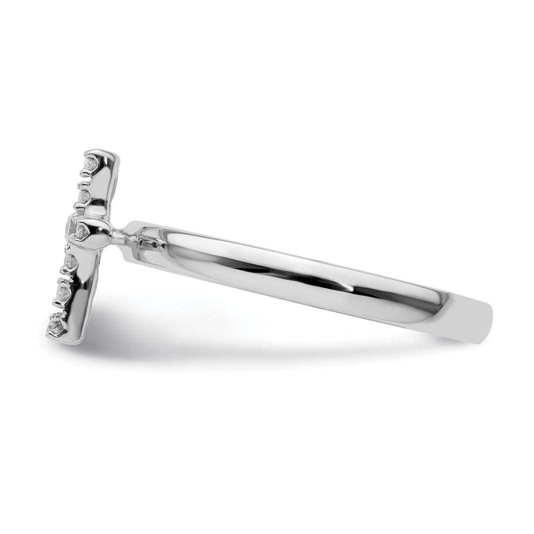 Sterling Silver Stackable Expressions Diamond Ring