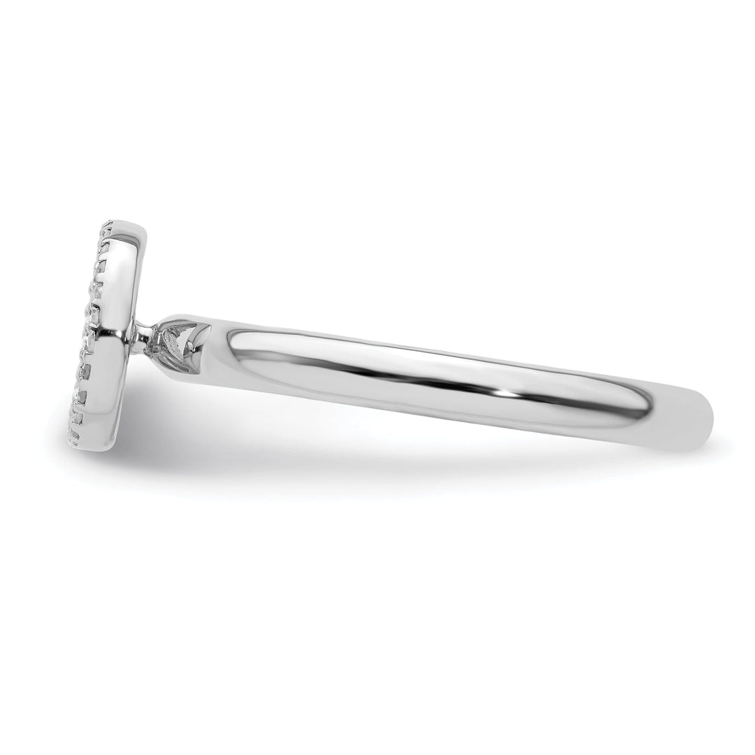Sterling Silver Stackable Expressions Diamond Ring