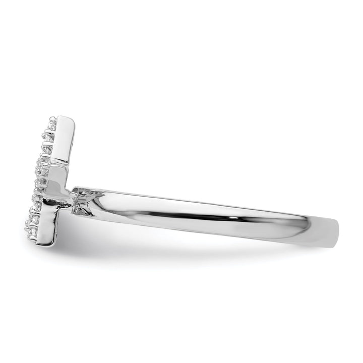 Sterling Silver Stackable Expressions Diamond Ring