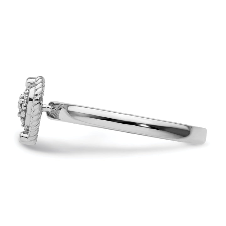 Sterling Silver Stackable Expressions Diamond Ring