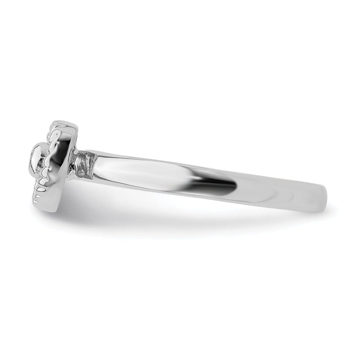 Sterling Silver Stackable Expressions Diamond Ring