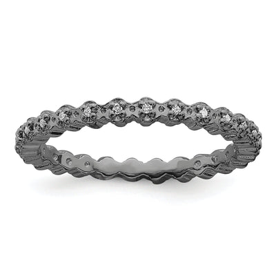 Sterling Silver Stackable Expressions Diamond Ring at $ 71.62 only from Jewelryshopping.com