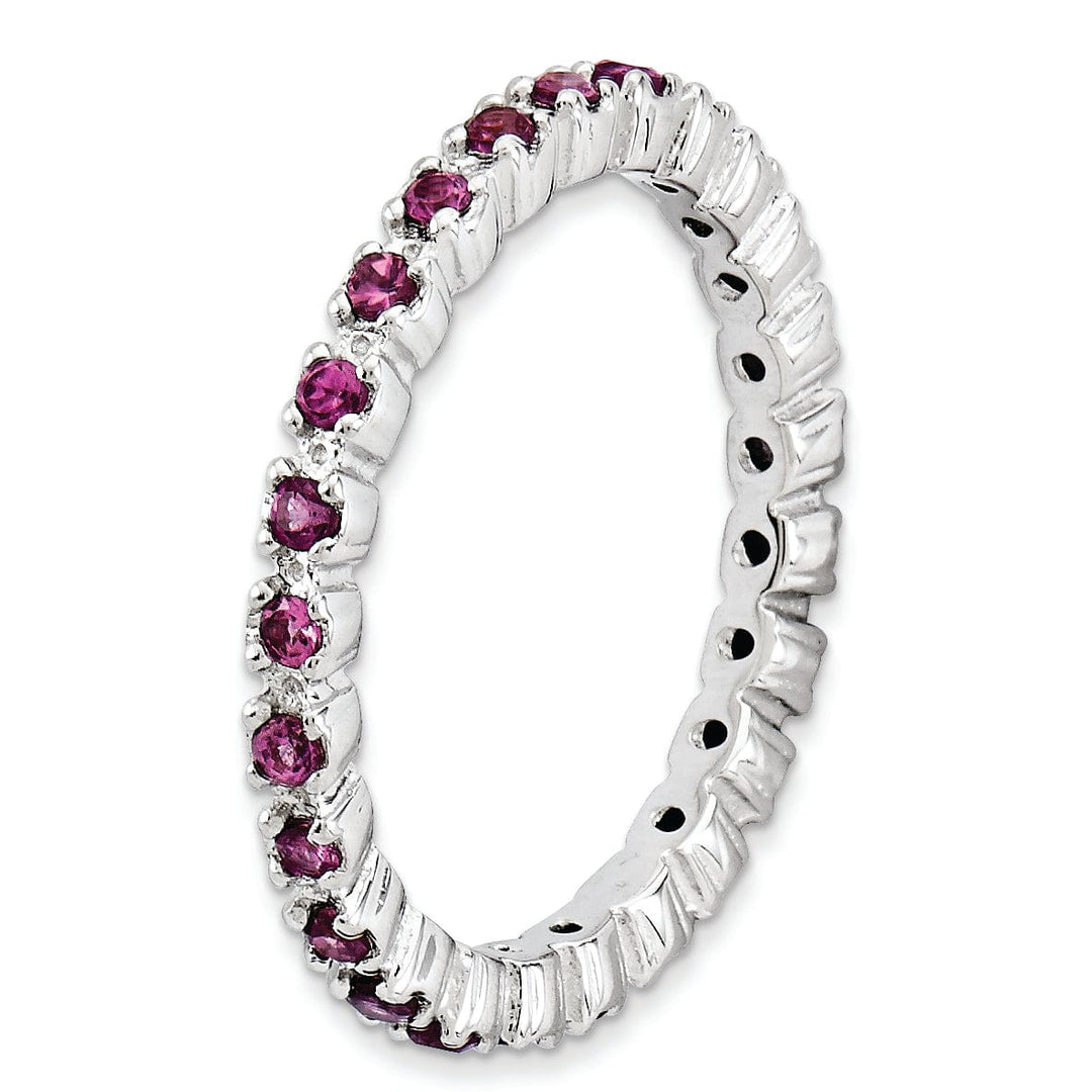 Sterling Silver Rhodolite Garnet Ring