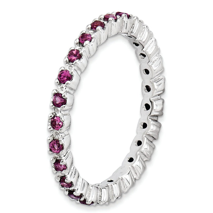 Sterling Silver Rhodolite Garnet Ring