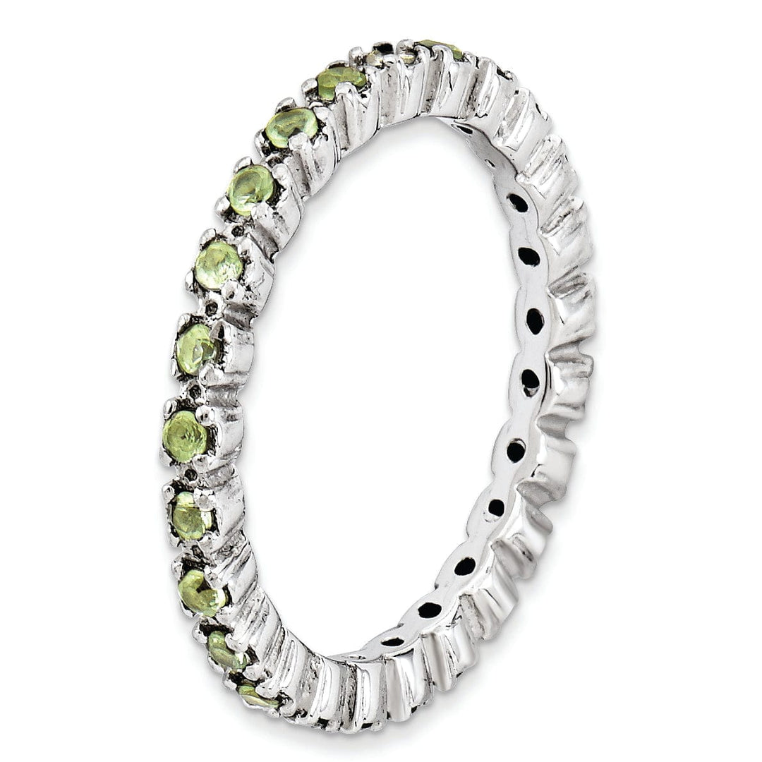 Sterling Silver Peridot Ring