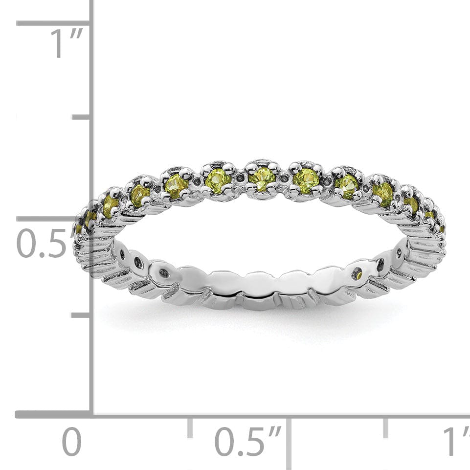 Sterling Silver Peridot Ring