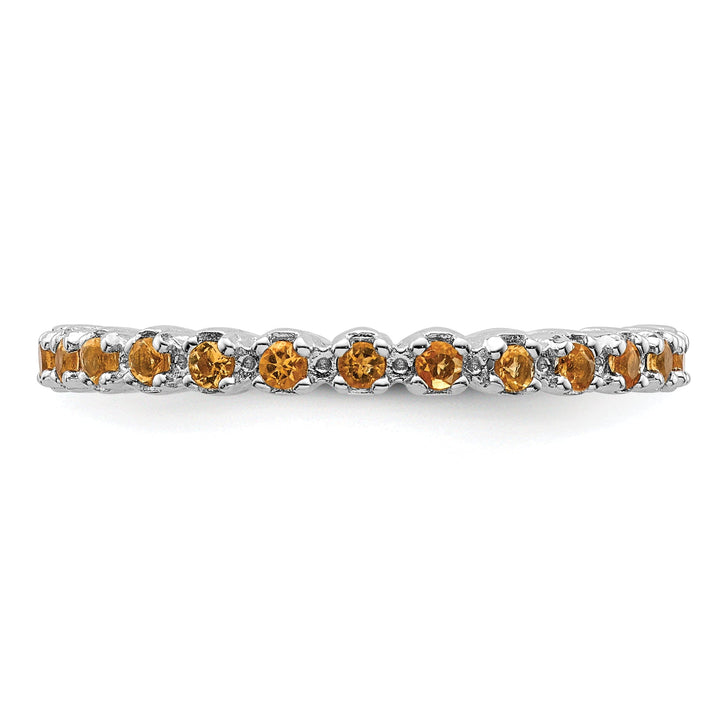 Sterling Silver Citrine Ring