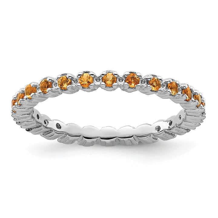 Sterling Silver Citrine Ring