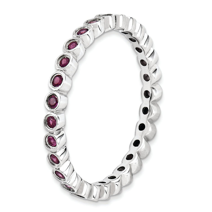 Sterling Silver Rhodolite Garnet Ring