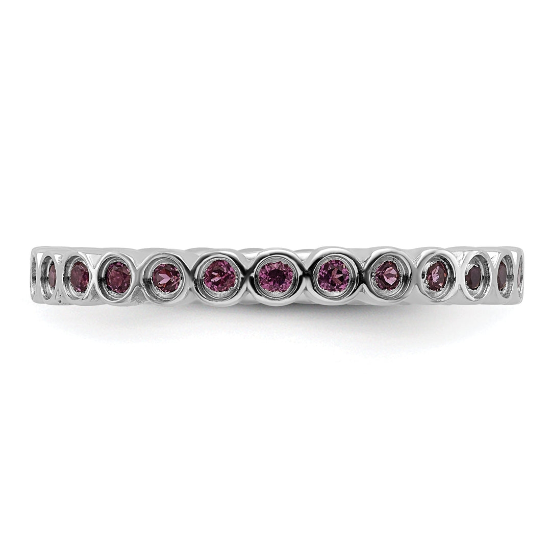 Sterling Silver Rhodolite Garnet Ring