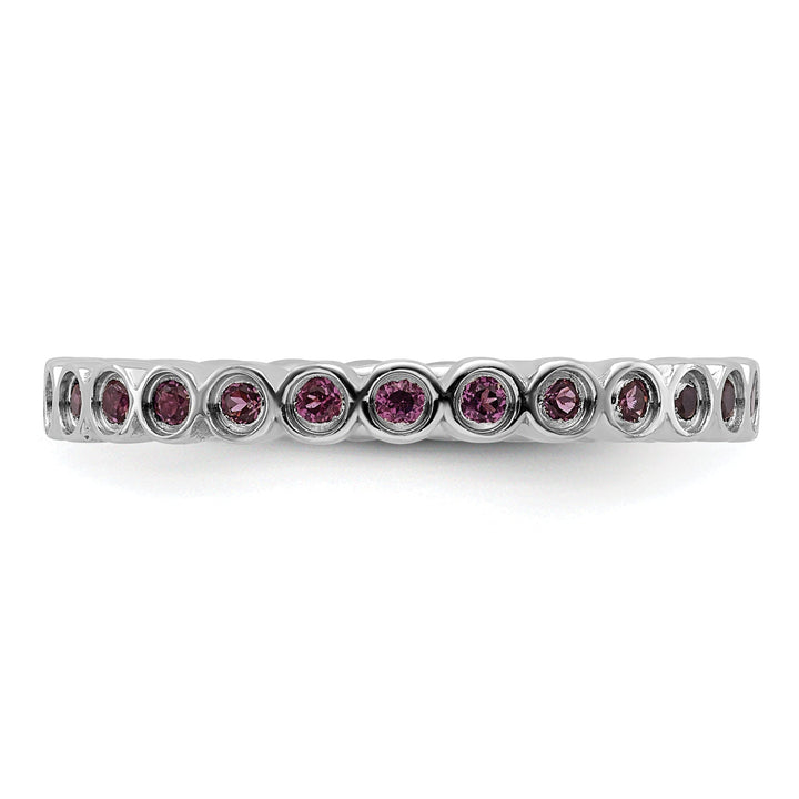 Sterling Silver Rhodolite Garnet Ring