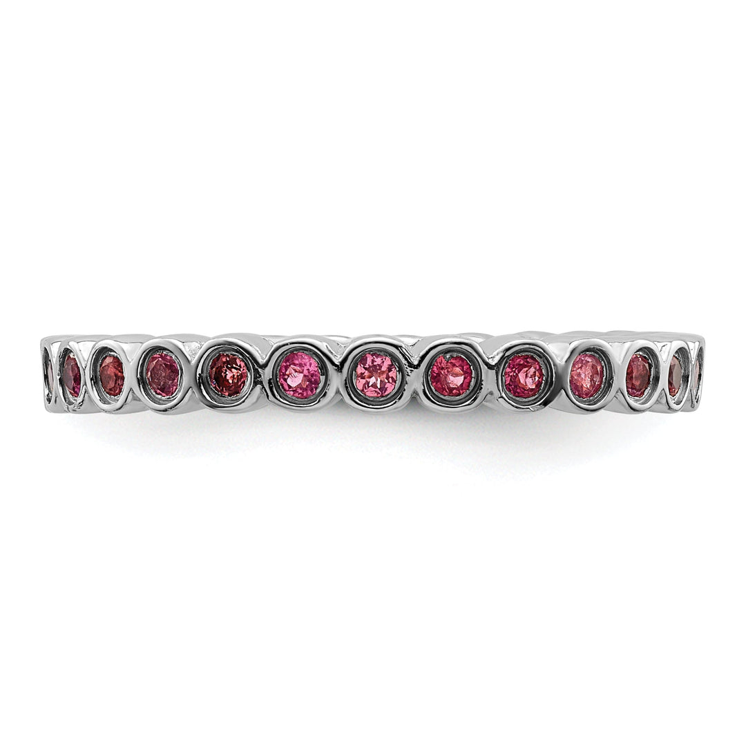 Sterling Silver Pink Tourmaline Ring