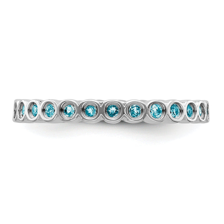 Sterling Silver Blue Topaz Ring