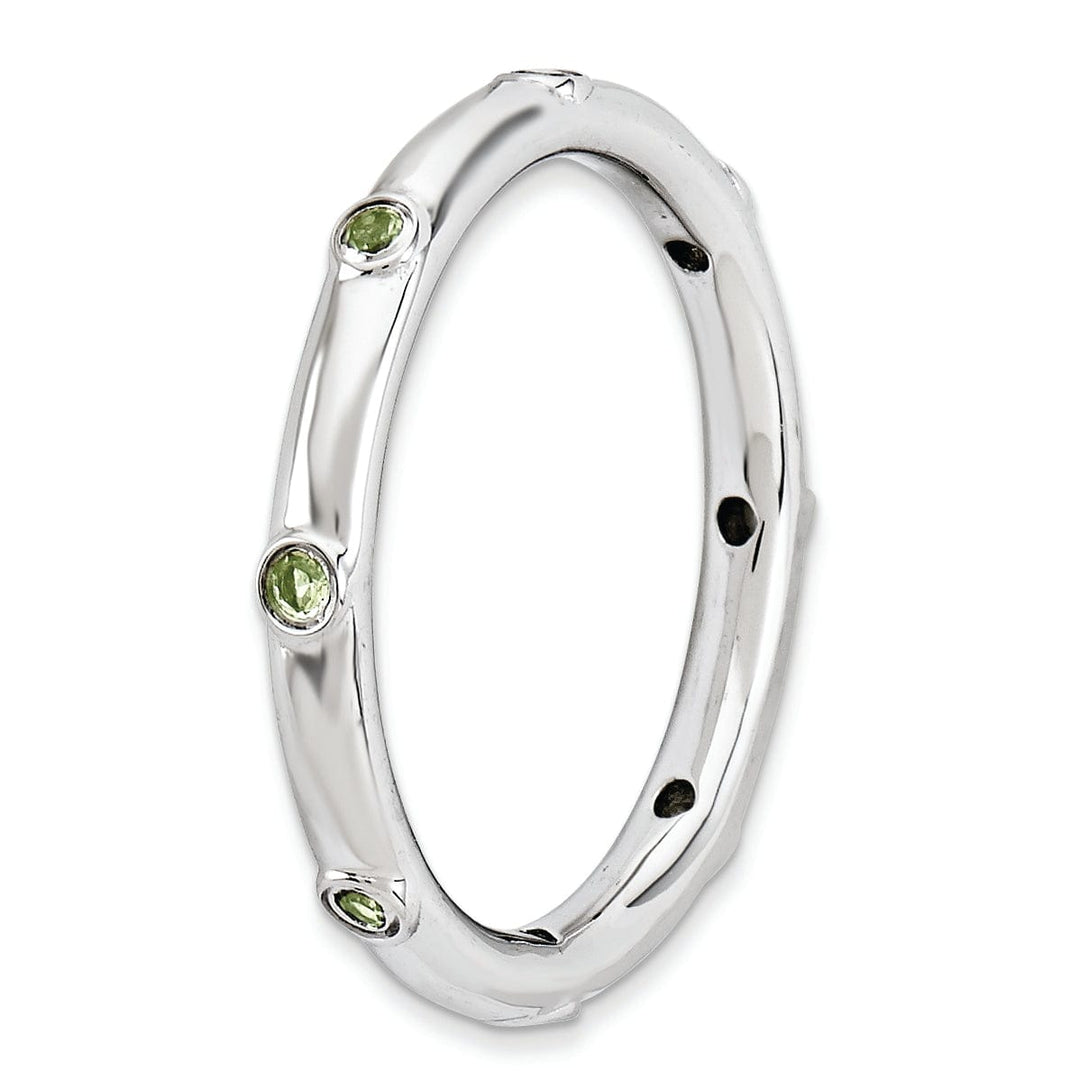 Sterling Silver Peridot Ring