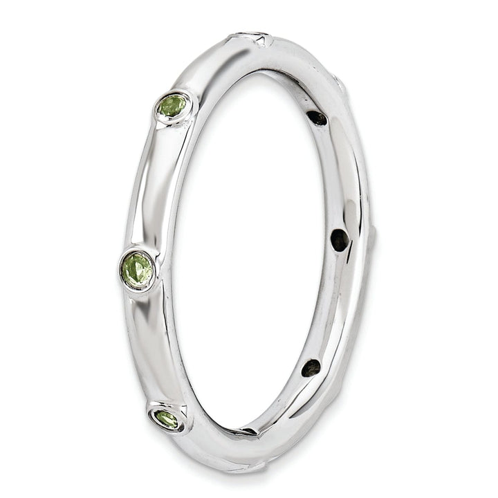 Sterling Silver Peridot Ring