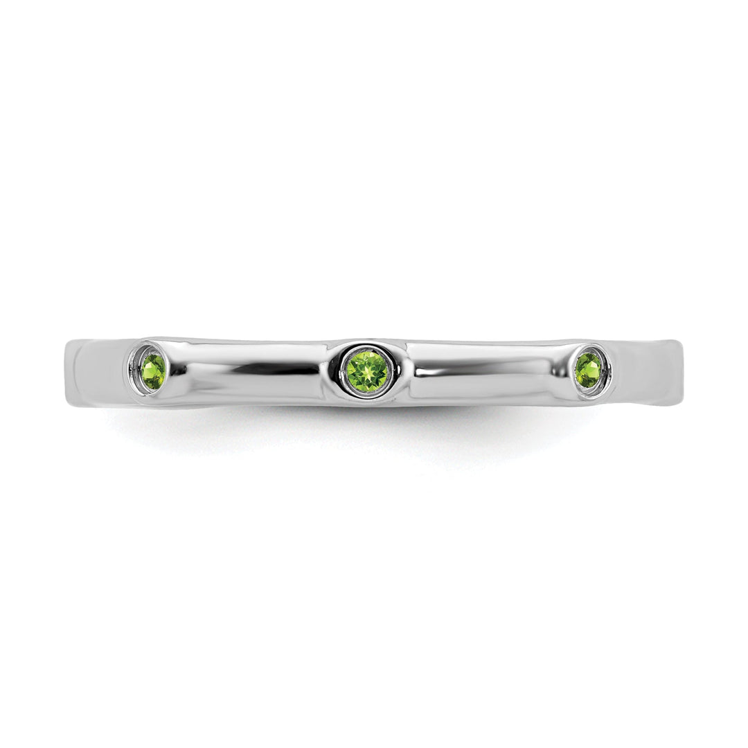 Sterling Silver Peridot Ring