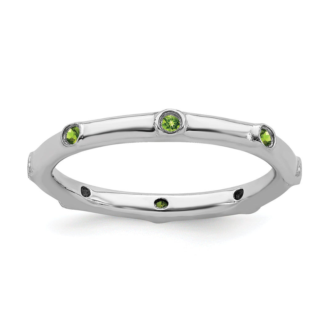 Sterling Silver Peridot Ring