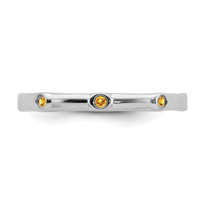 Sterling Silver Citrine Ring