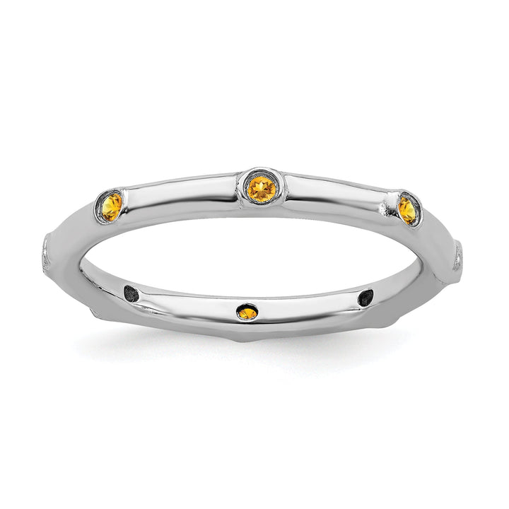 Sterling Silver Citrine Ring