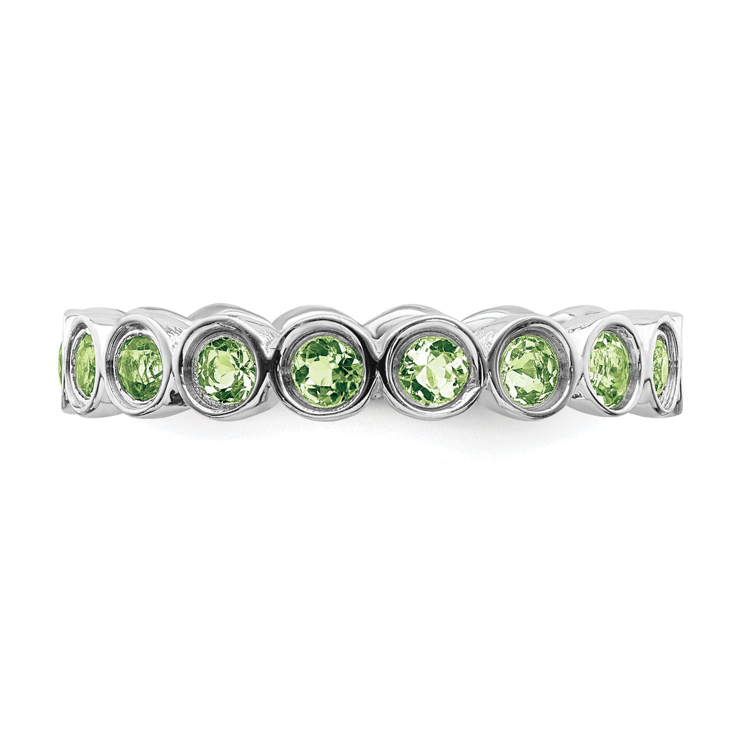 Sterling Silver Peridot Ring