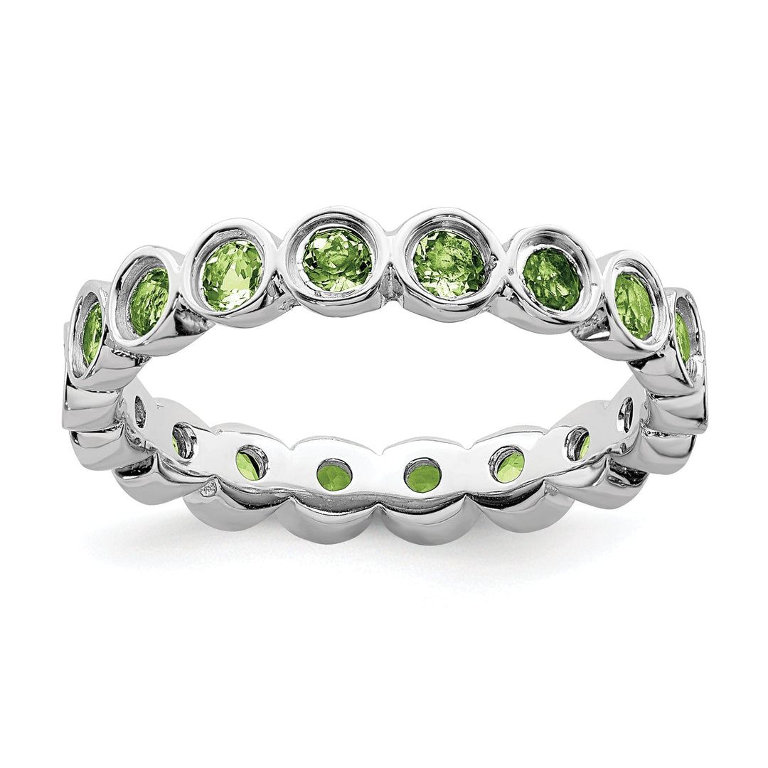 Sterling Silver Peridot Ring