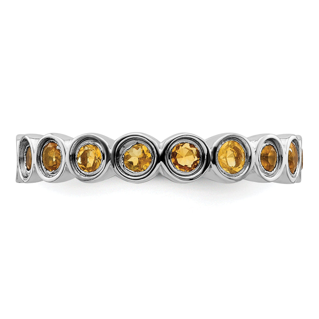 Sterling Silver Citrine Ring