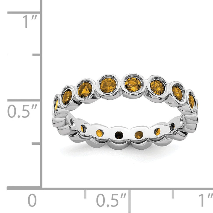 Sterling Silver Citrine Ring