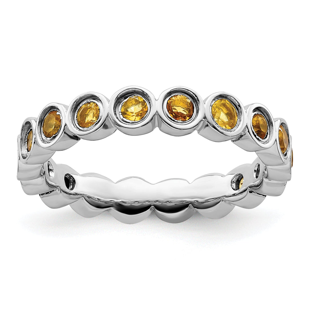 Sterling Silver Citrine Ring