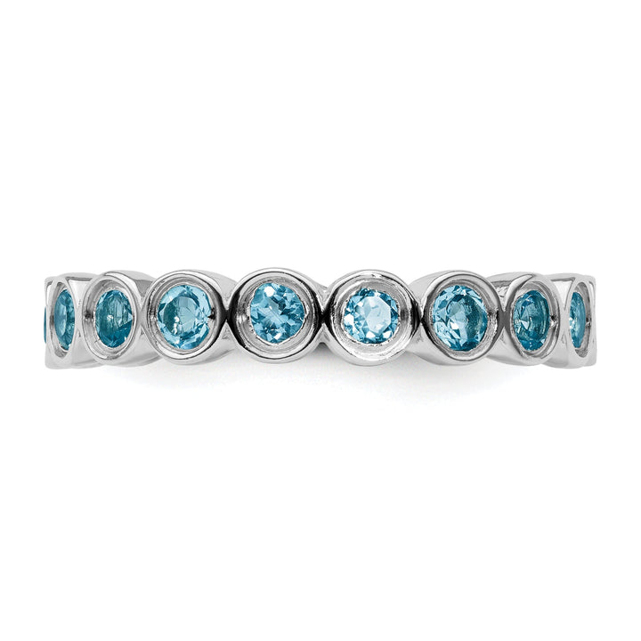 Sterling Silver Blue Topaz Ring