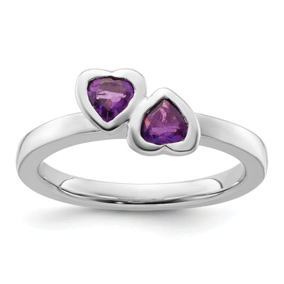 Sterling Silver Stackable Expressions Heart Ring at $ 34.66 only from Jewelryshopping.com