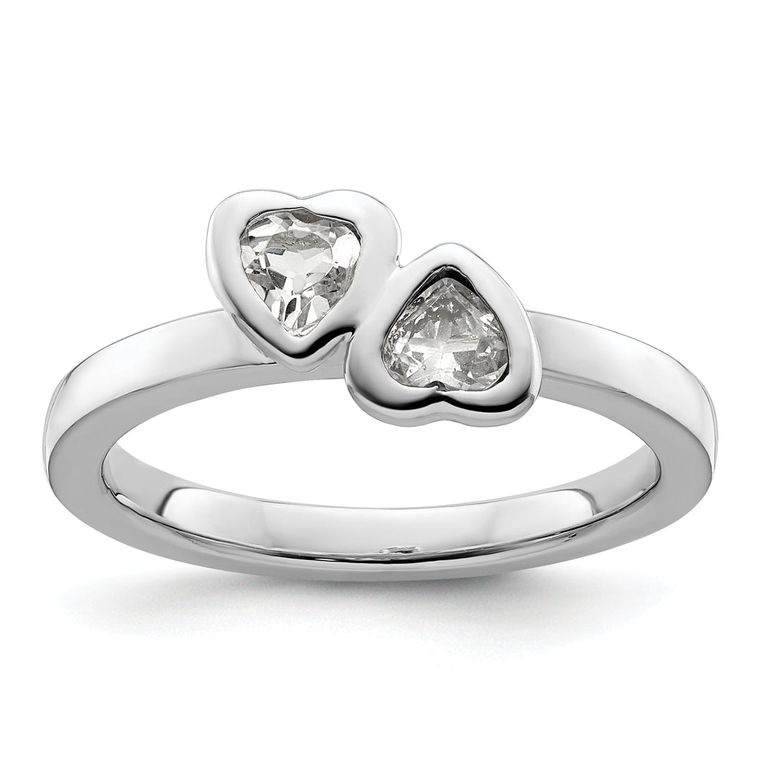 Sterling Silver Stackable Expressions Heart Ring