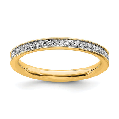 Sterling Silver Stackable Expressions Diamond Ring at $ 159.78 only from Jewelryshopping.com