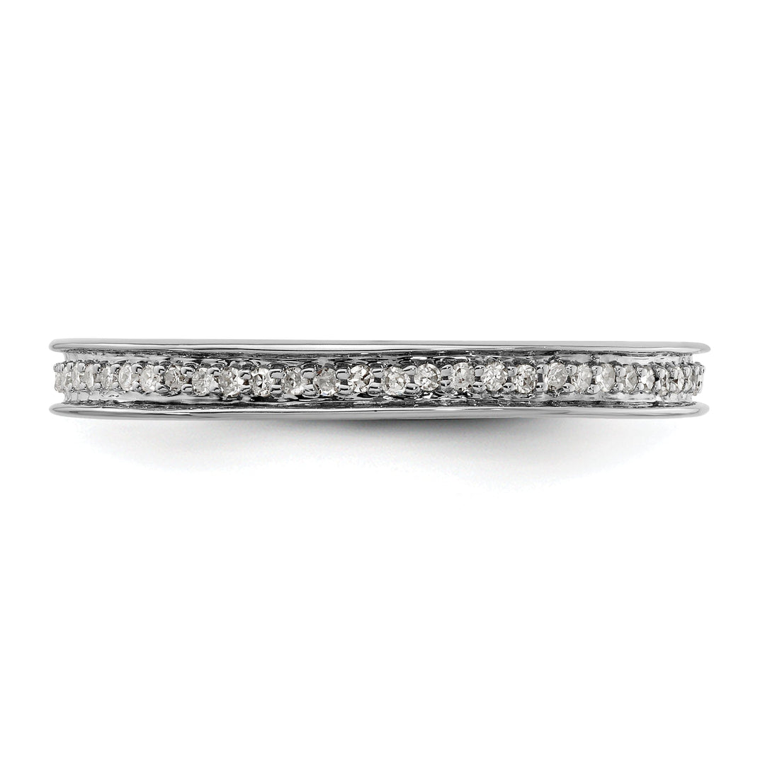 Sterling Silver Stackable Expressions Diamond Ring