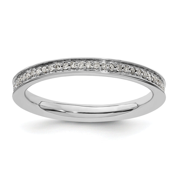 Sterling Silver Stackable Expressions Diamond Ring